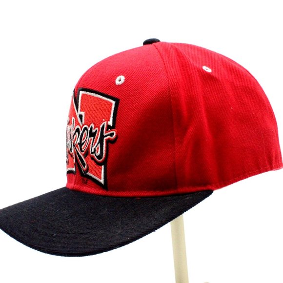Vintage Nebraska Cornhuskers Zephyr Grafx Fitted Hat 7 1/2 Big Logo Embroidered - Picture 6 of 9